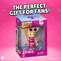 STUMBLE GUYS LEGENDARY BARBIE LIMITED EDITION BOXED 4″ ACTION FIGURE MATTEL
