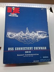 HABRO G I JOE CLASSIC SCALE USS CONNECTICUT CREWMAN 13″ FIGURE SSN-22 LIMITED E