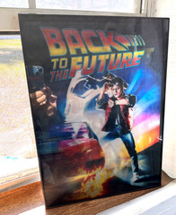 BACK TO THE FUTURE mc fly 3-D HOLOGRAPHIC LENTICULAR 3 IMAGE CHANGING poster