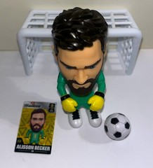 Alisson Becker Brazil World Cup Zuru Ballers Soccer Player Action Figure w/ Net