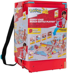 Jazwares Carry Case Beach Battle Playset – Portable Transforming Backpack Plays
