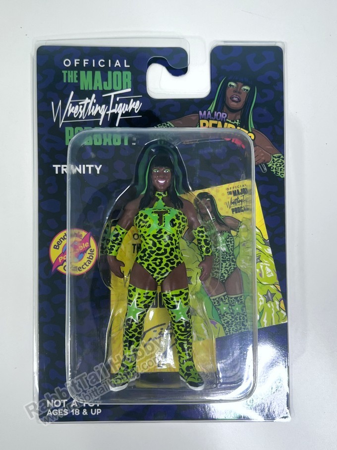 MAJOR BENDIES Trinity – WWE 5” Action figure (US In-Stock)