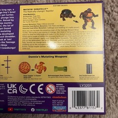 PlaymatesToys Mutatin’ Donnie Action Figure Donatello Sealed