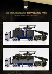 Miniforce Super Cops JUSTICE TITAN BLACK EDITION Integration Transformer Robot