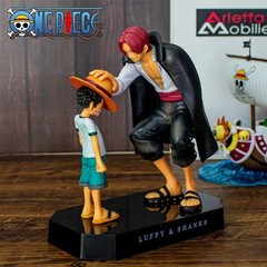 18cm OP Monkey D Luffy Four Emperors Shanks Straw Hat PVC Action Figure