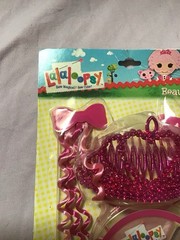Brand New Lalaloopsy Beauty Set – Hair, Crown, Lipgloss Like Jewel Sparkles Doll