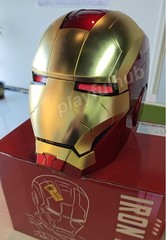 AutoKing Iron Man MK5 Helmet Mask Jarvis Voice-control Open-close Light-up Mask