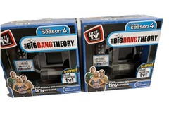 Big Bang Theory Tiny TV Classics Real Working TV & Remote Arcade Toys Set Of 4