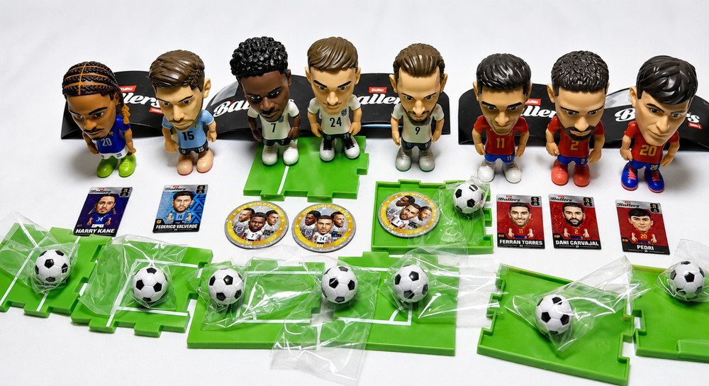 SuperGoal FIFA World Cup 2026 Soccer Figures Lot England Spain France Uruguay