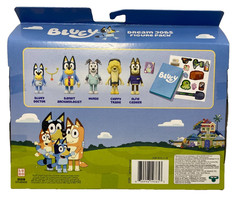 Bluey When I Grow up Dream Jobs Figure 5-pack “Chocolate Milk“ Chippy Tradie Exc