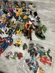 Huge Mixed Lot of Over 200 Random Toys & Figures HE MAN Anime review photos USED