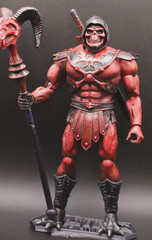 Custom MOTU-Inspired Action Figure – Red Skeleton 7″