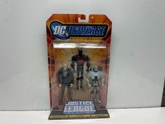 Bruce Wayne Batman Beyond Warhawk Justice League Unlimited 3 pk 4″ NIP