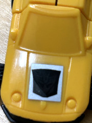 “Transformers” Decepticon Mini Spy, G1 (yellow sports car)
