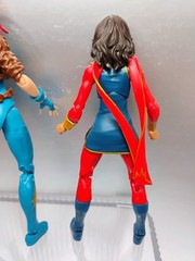 Marvel Legends lot of 3 – DOMINO (2017), MS. MARVEL (2016), DAZZLER (retro 2019)