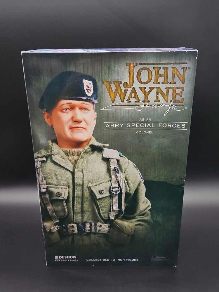 Sideshow Collectibles John Wayne as an Army Special Forces Colonel New In Box