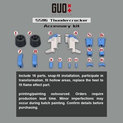 For SS86 Thundercracker 3D Print Filler Upgrade Kit Filling Parts GO Better