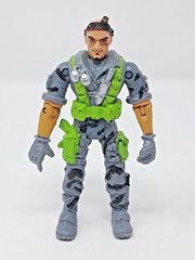Gerard Rainer 4″ articulated figure 2003 Lanad the elite corps Fixer