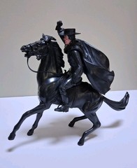 Marx Disney 1950s Zorro & Tornado Horse Toys Vintage large Hartland size Figure