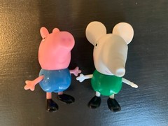 Peppa Pig and Friends Case+ 8 Toy figurines+24 Pc Puzzle+12 Color Pages+Bookmark