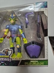 Saurozoic Warriors Seph Rasan Action Figure New In Box Mattel
