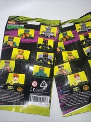 4X Teenage Mutant Ninja Turtles 2″ Minimates Blind Package Pack Figure Lot New