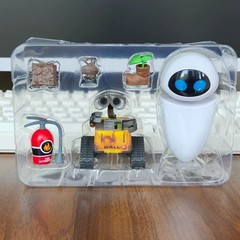 New Wall-E And Eve Mini Robot Movable Action Figure Party Toys Gift New in Box