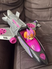 Paw Patrol SKY MIGHTY JET The Mighty Movie Toy Vehicle Lights Sounds Works!