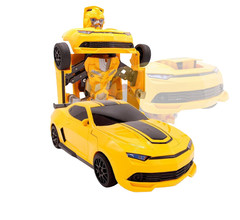 Bumblebee Transformer Action Figures Robot Remote Control Toy Car for Boys