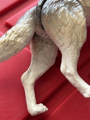 Jamanji Wolf Action Figure Realistic Articulated Jaw Lanard Collectable