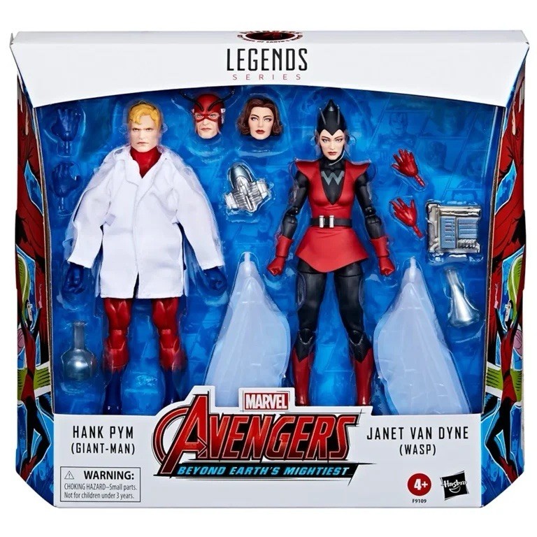 Marvel Legends Earth’s Mightiest Legends GIANT-MAN & WASP 6″ Hasbro Pulse 2-Pack
