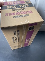 Jurassic Park Movie tyrannosaurus Rex figure STOMP STRIKE New Box Dinosaur Case