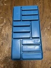 VINTAGE GI JOE STAR WARS 1980 VINYL CARRY CASE WITH GOOD TRAYS OVERALL GREAT