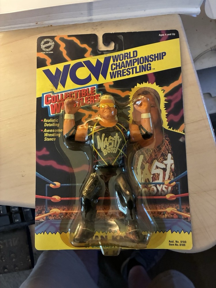 San Francisco Toymakers Brian Knobs Nasty Boy 1994 WCW Moc