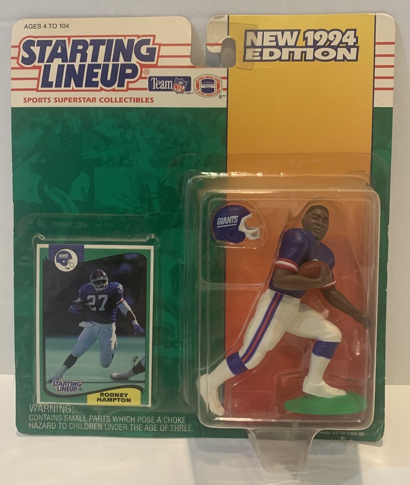 NEW 1994 Kenner Starting Lineup NFL Rodney Hampton New York Giants