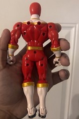 Power Rangers Zeo Red Ranger Action Figure Jason David Frank White Boots Plastic