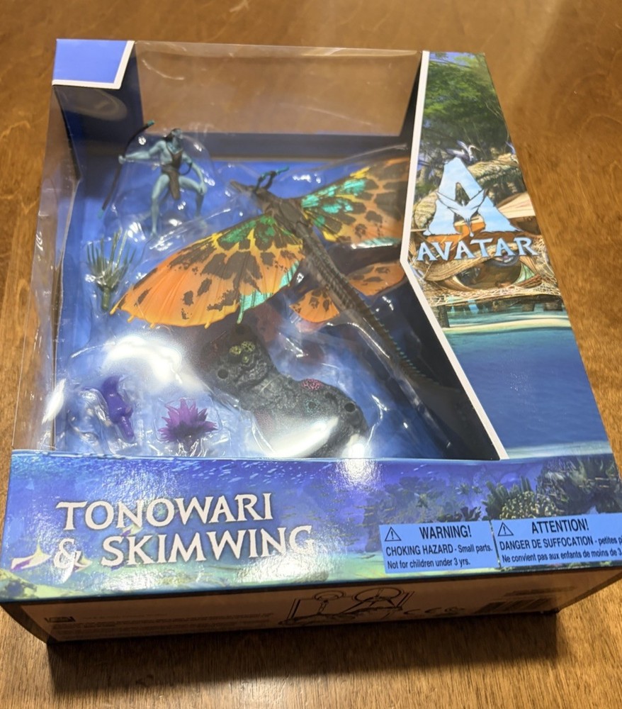 McFarlane Avatar: Way of Water World of Pandora Tonowari & Skimwing 11″ NIB