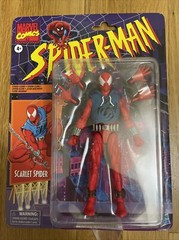 Marvel Legends Spider-Man Comic Retro Scarlet Spider 6-Inch Action Figure Hasbro