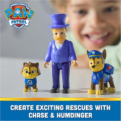 Chase & Humdinger Figures Set, Kids Toys for Boys and Girls Ages 3 and Up