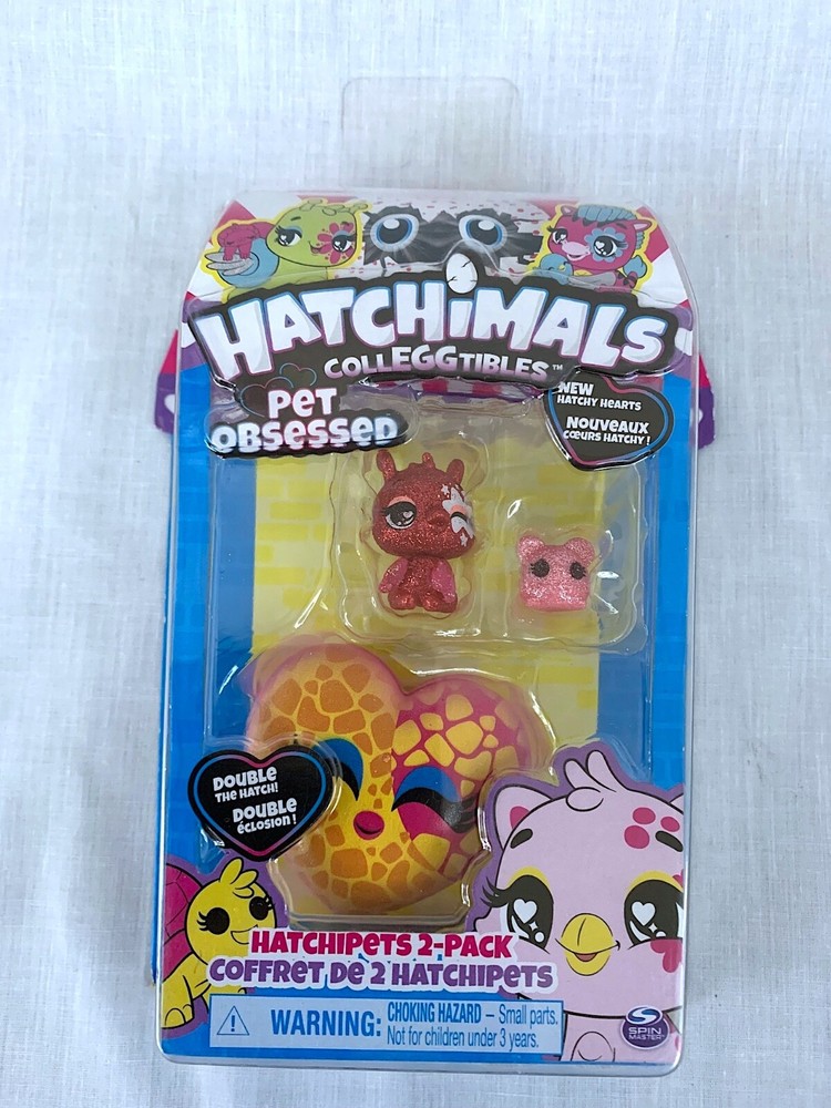 2016 Spin Master Hatchimals Colleggtibles Hatchipets Collectible Pets (Red)