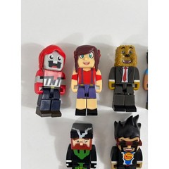 Jazwares Tube Heroes Action Figures Kids OS Multicolor Lot 6