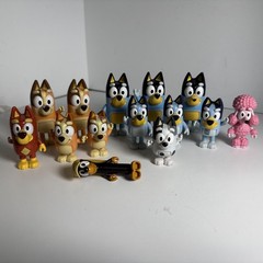 Bluey Action Figure Lot Of 14 Figures
