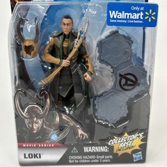 2011 MARVEL LEGENDS THE AVENGERS MOVIE LOKI 6” FIGURE SEALED WALMART EXCLUSIVE