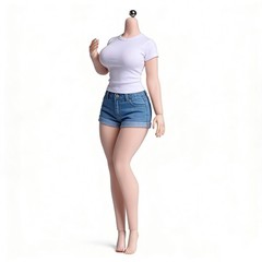 YM YM611 1/6 Female Makeup Soldier Articulated Body 12in Silicone Wrapped Figure