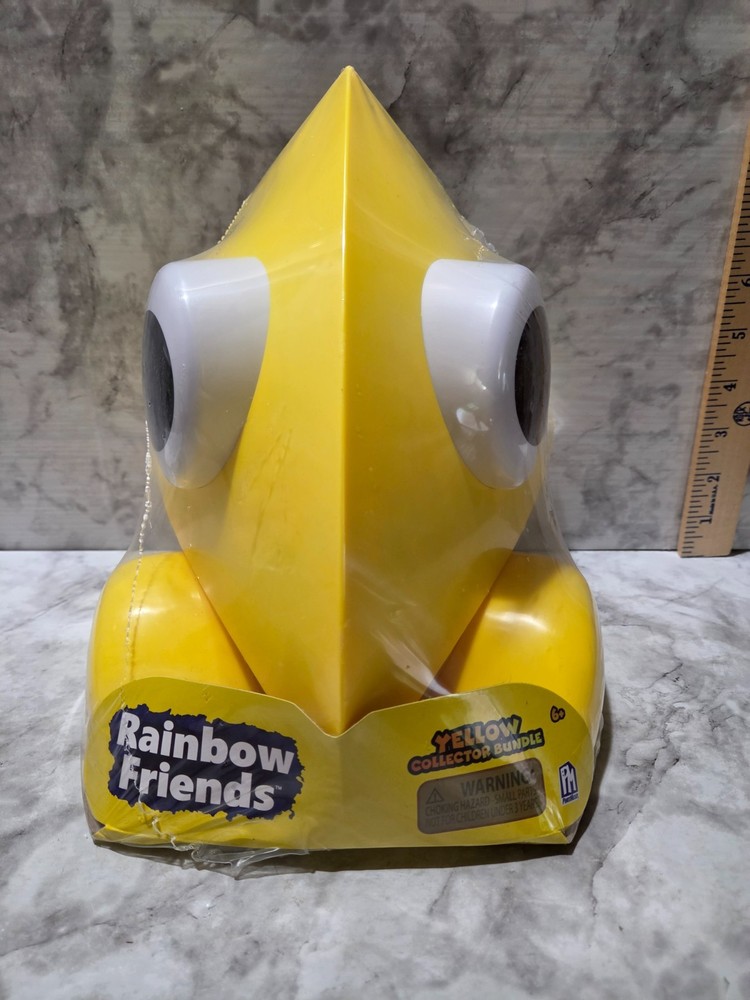 Rainbow Friends Yellow Collector Bundle 7 Mystery Items Action Figure Plush