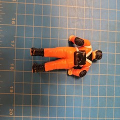 Vintage Action Figures Lot 6 Assorted Toy Soldiers Action Hero Figures