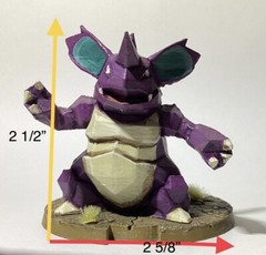 3D Resin Printed Nidoking Figure~ Pokémon
