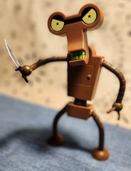 2009 Toynami Futurama Roberto Build-a-Bot with Custom Knife