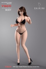 YM611 1/6 Female Big Bust Suntan/Pale Plump Seamless Doll Body 12″ Action Figure
