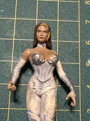6” Scale Alley Cat White Outfit Figure Action Toys, Alley Baggett 2000